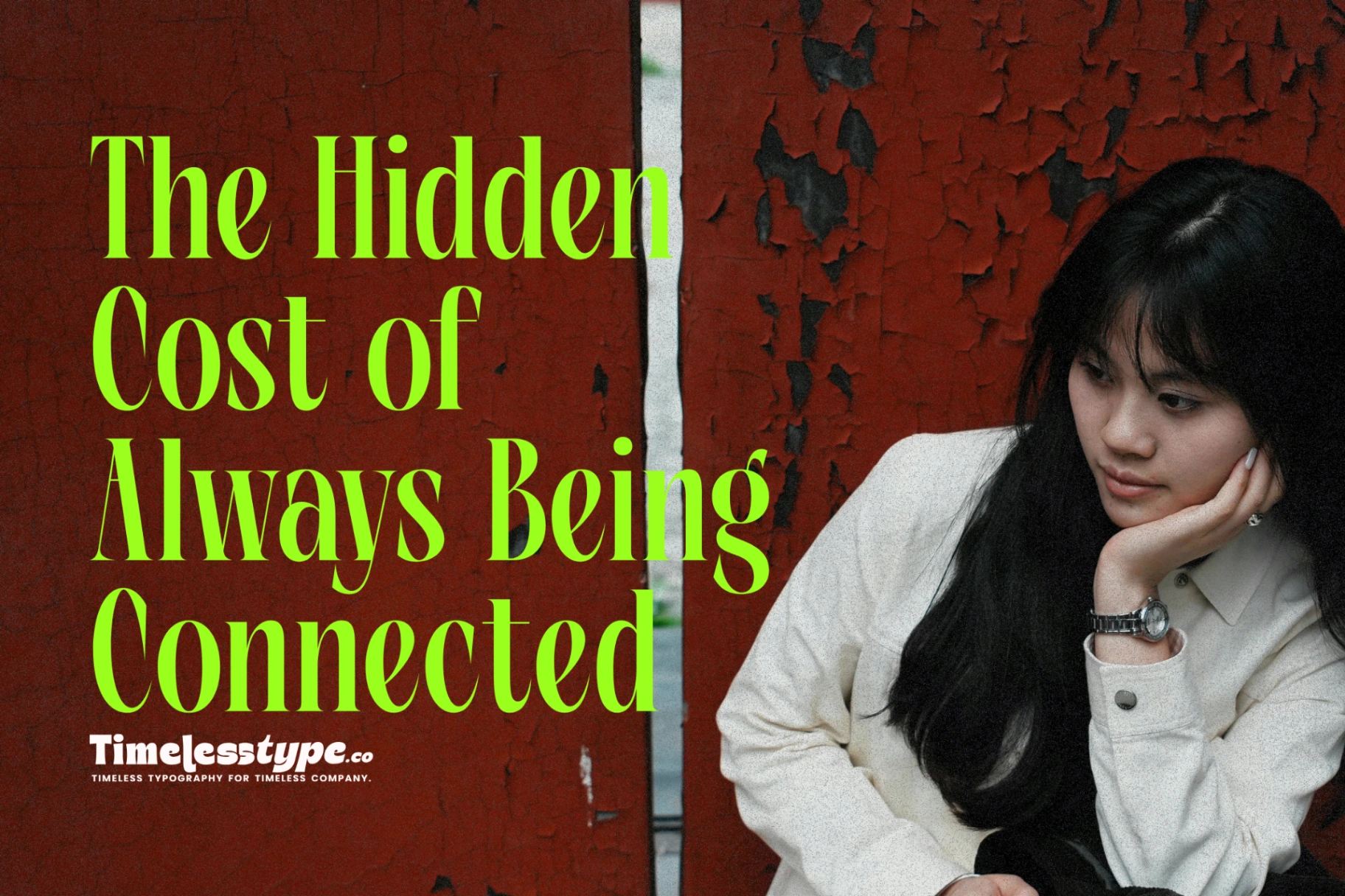 The Hidden Cost of Always Being Connected | Timeless Type