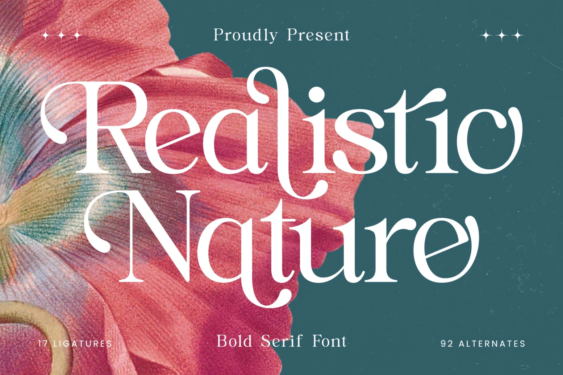 Realistic Nature - Bold Serif Font Font | Timeless Type